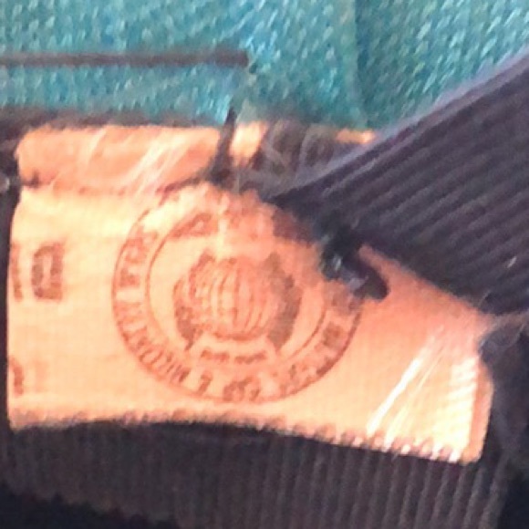 Gorgeous VINTAGE Womens Cloche Gatsby Hat Turquoise and Black - Size XS - Picture 13 of 15